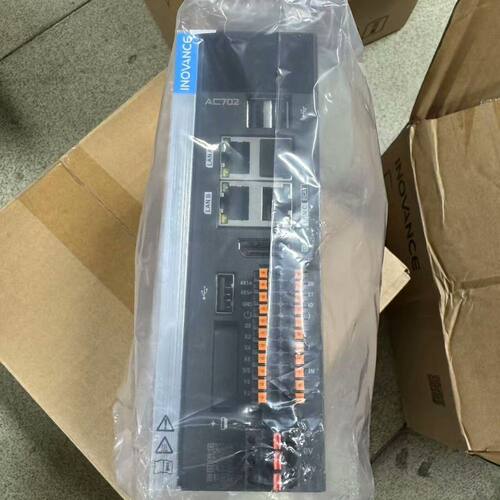 汇川 AC702控制器  实物拍摄。配置详情：赛