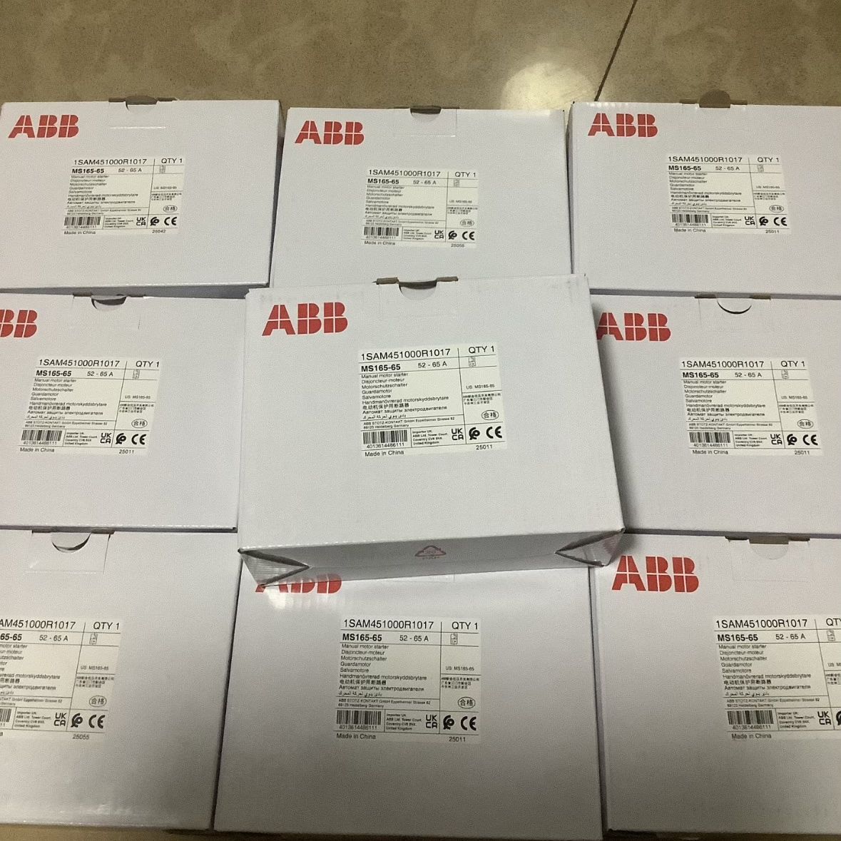 电动机保护断路器MS165-65 52-65A 1SA