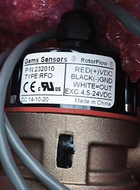 美国GEMS捷迈流量传感器P/N：232010 RFO-25