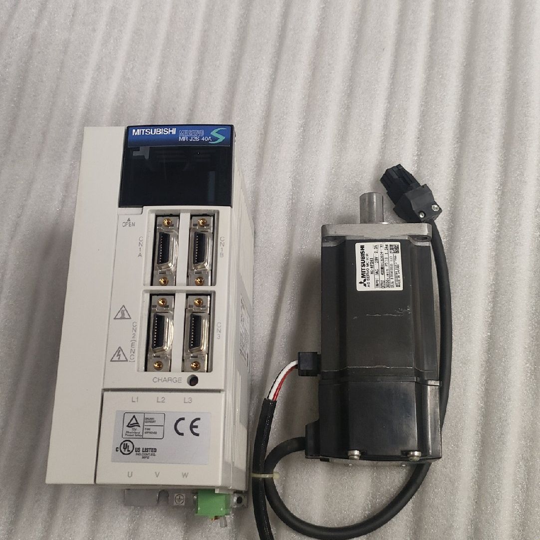 伺服电机400w 驱动器MR-J2S-40A+电机HC-