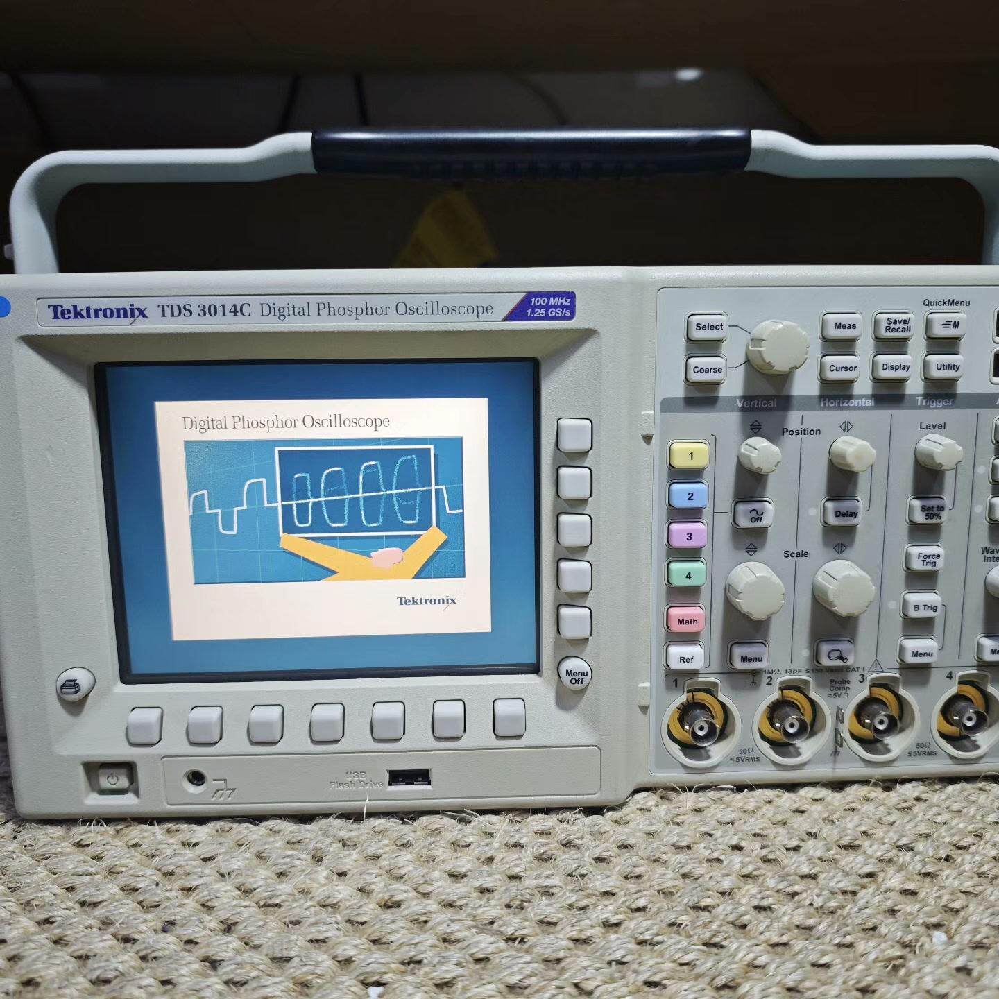 泰克TDS3014C示波器四通道 100M （已升级500M