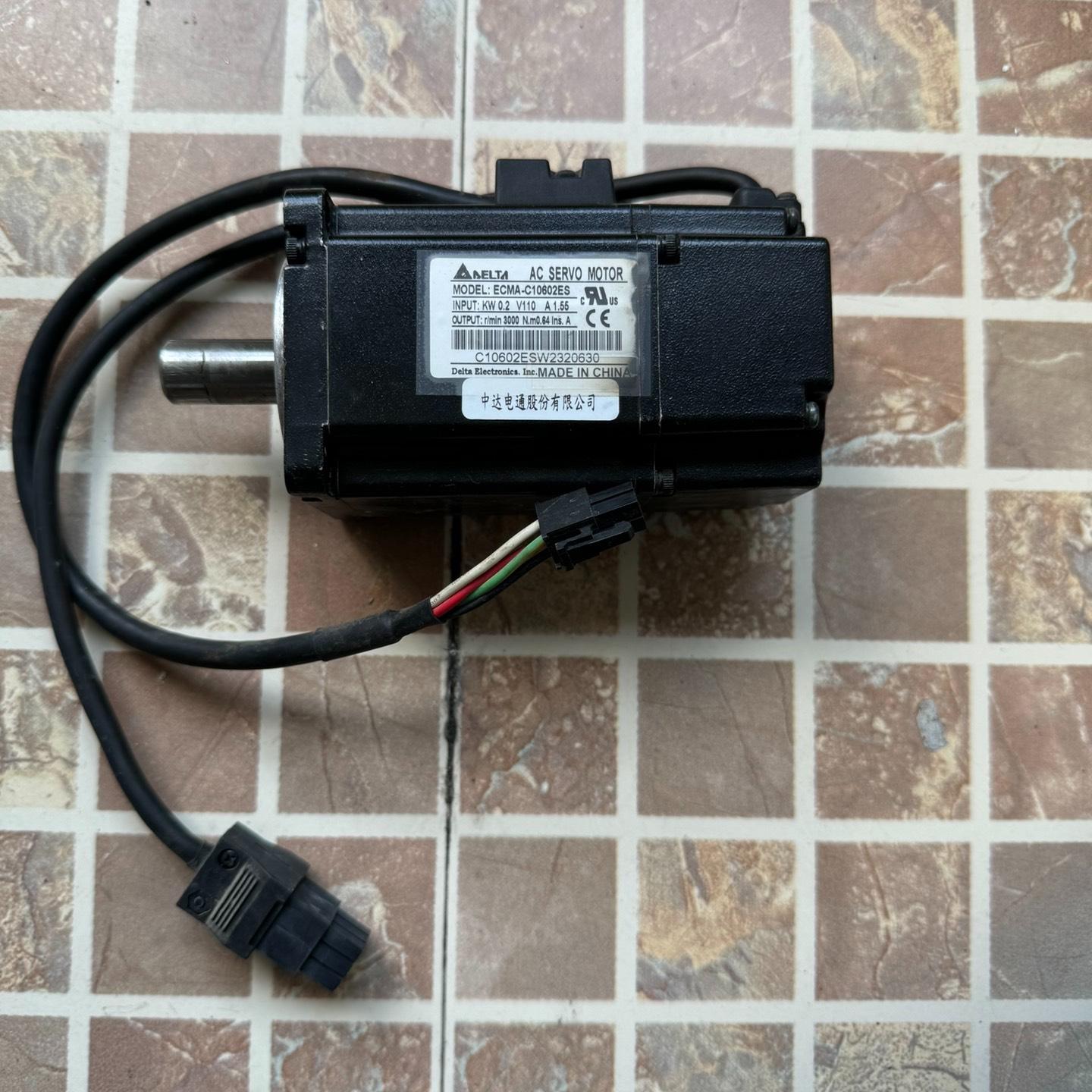 台达伺服电机 ECMA-C10602ES实物图片 功能正常