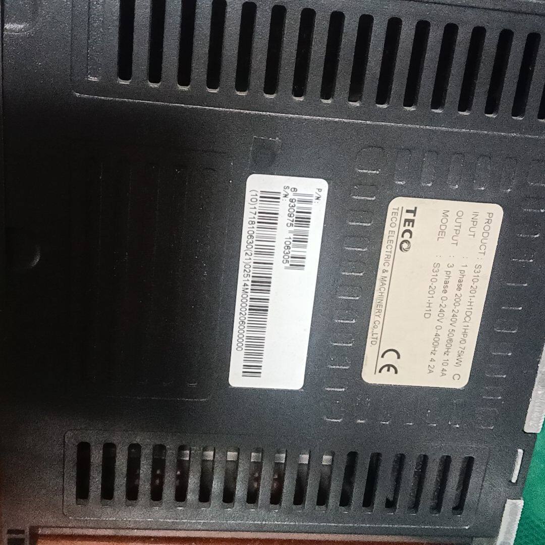 S310-201-H1BCD 东元变频器0.75kw 电机型