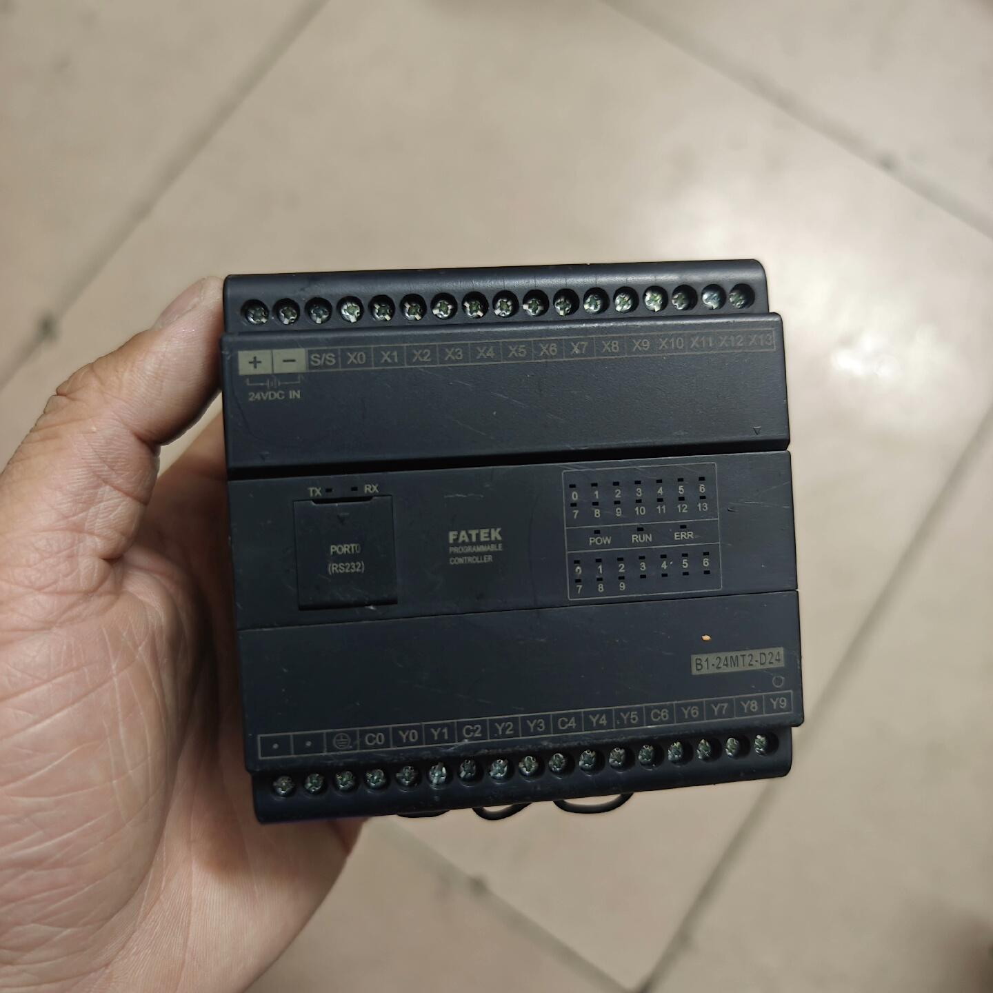 永宏PLC模块B1-20MT2-D24 成色看图 功能正常使