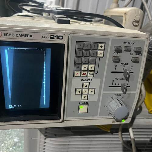 ALOKA 阿洛卡超声波SSD-210  开机显示如图