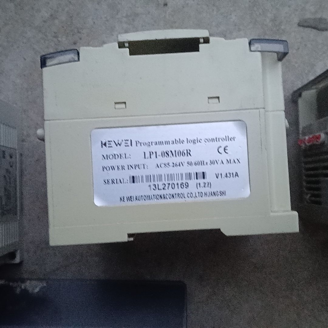 科威PLC MODEL:LP1-08M06R 拆机件功能正常