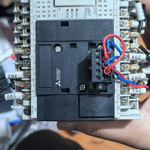 PLC FX3GA-24MT-CM 拆机件 成色