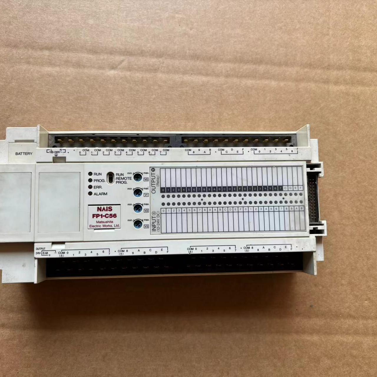 PLC 型号:FP1-C56 拆机 实物照片 没有端