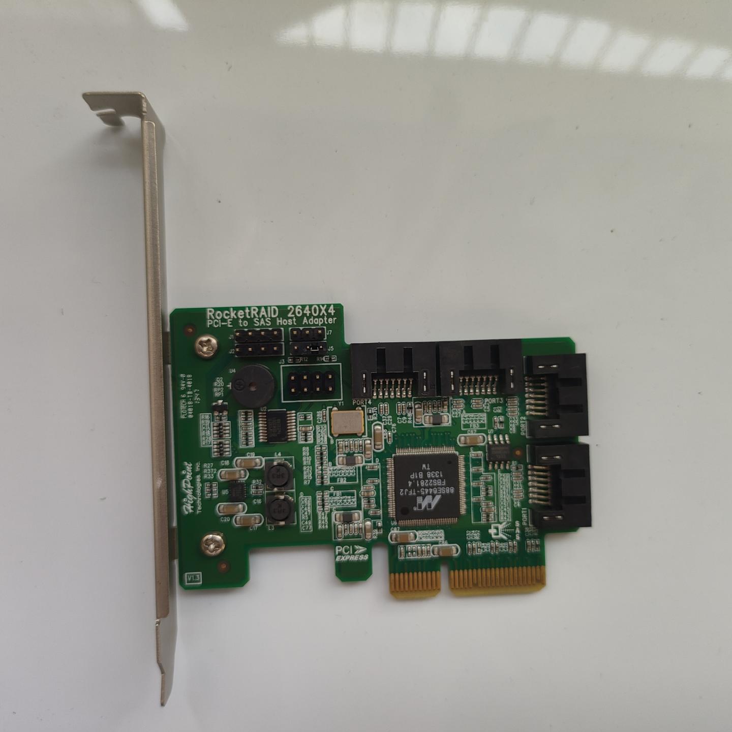 出个高点RocketRAID 2640X4 PCI-E转SA