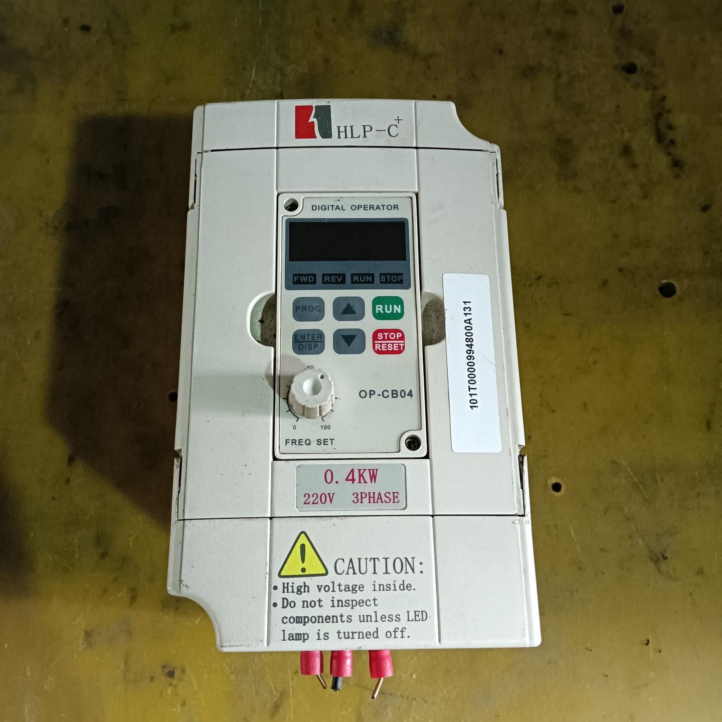 海利普变频器 型号HLPC+00D423B 0.4KW 22