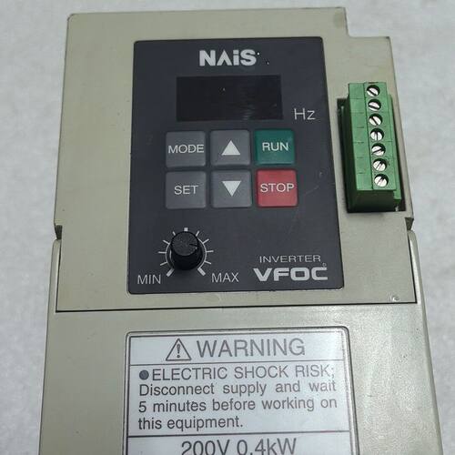 NAiS变频器VFOC BFV0C0042GK 200V 0