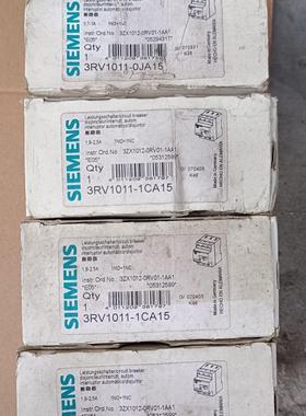 电机保护断路器3RV1011-1CA15有3只 3