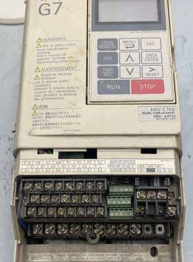 安川G7变频器3.7KW CIMRG7A43P7 拆机下来的