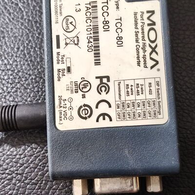 MOXA摩莎 TCC-80I 串口转换器 RS232转RS4