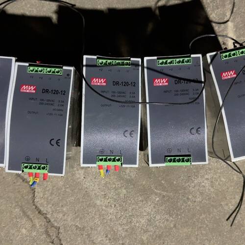 明纬电源 DR-120-12 拆机5个 成色好