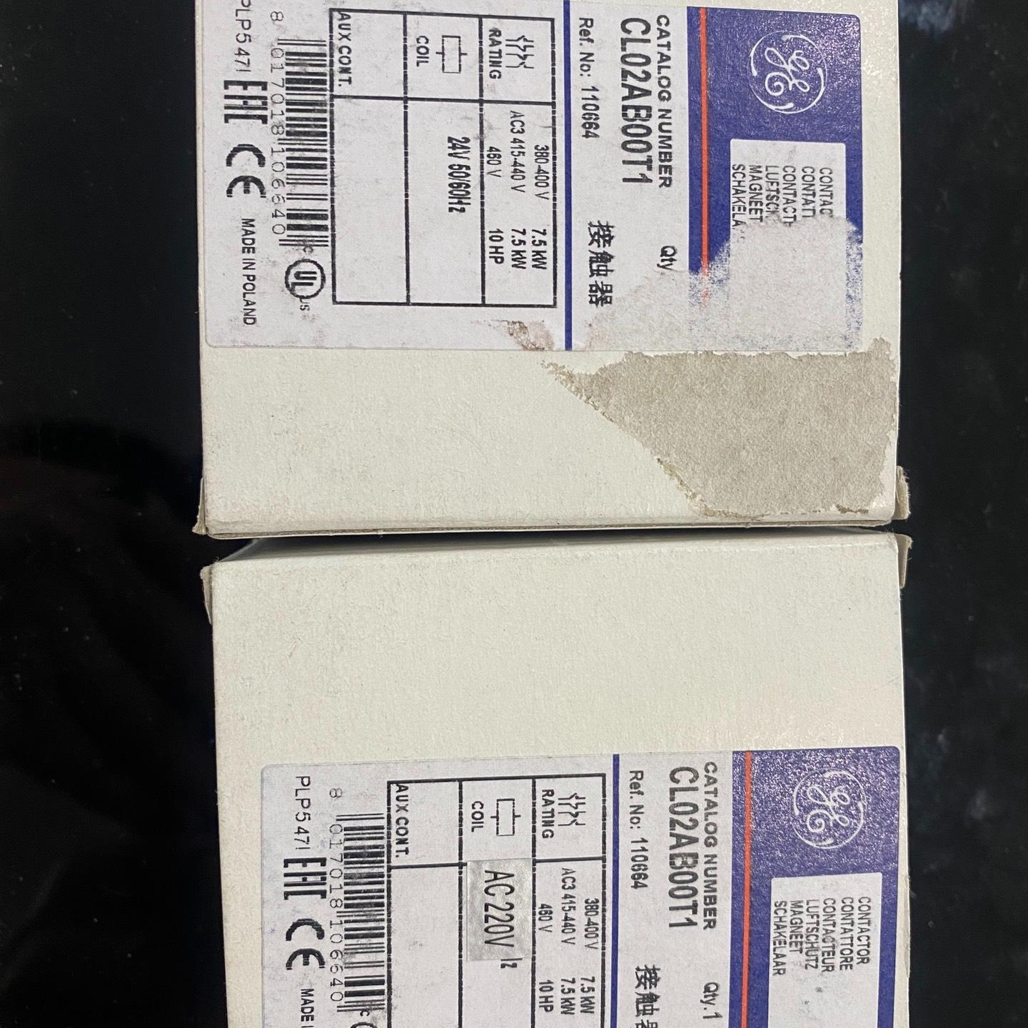 GE交流接触器CL02AB00T1  来自波兰。