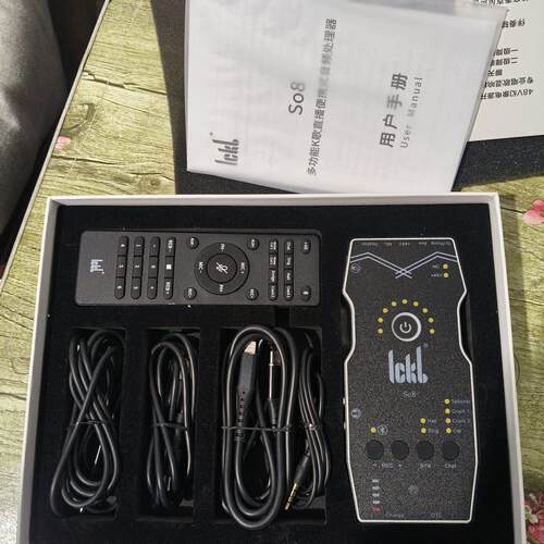 ICKB so8 五代 声卡买来基本没用  成色几乎 带