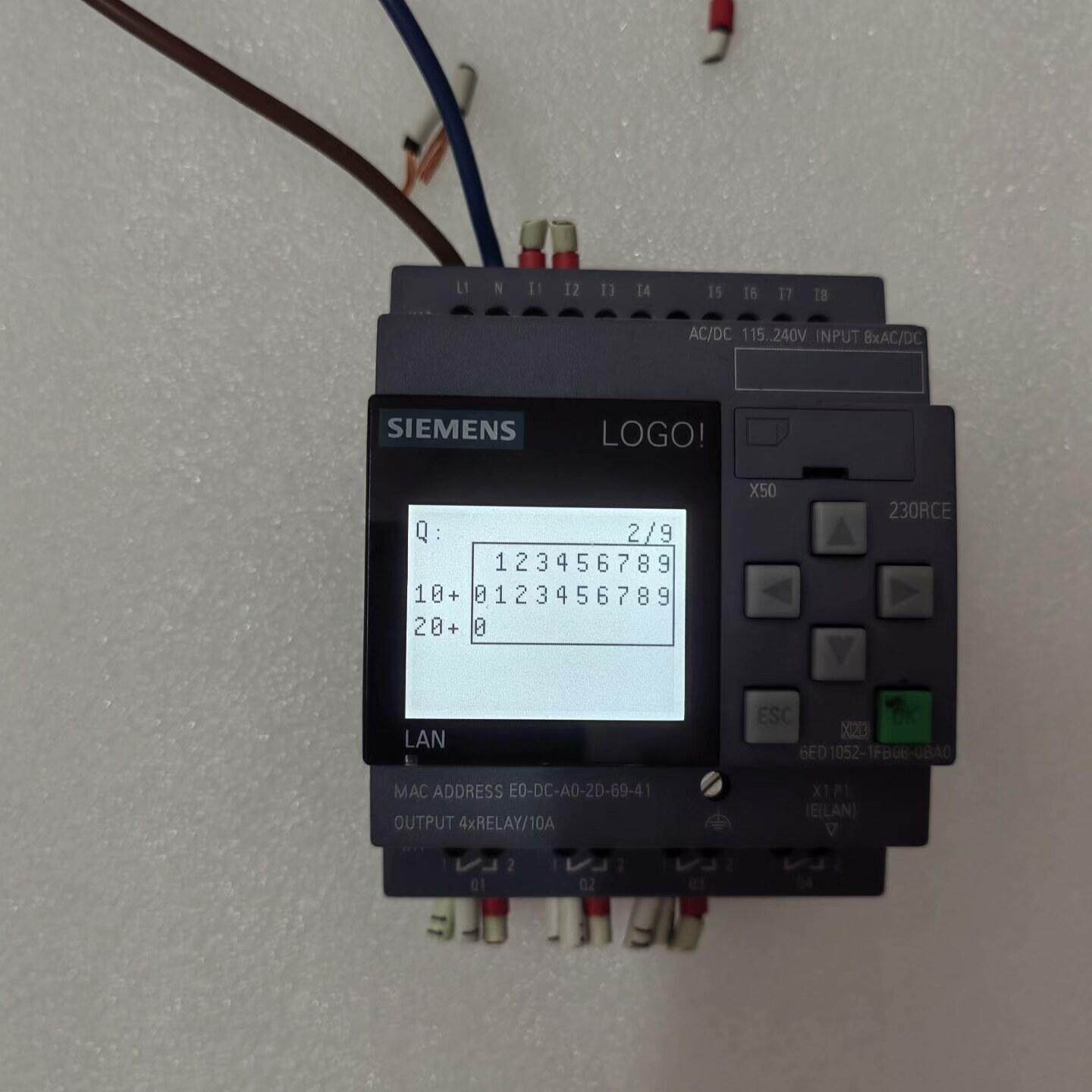 出；LOGO 型号；6ED1052-1FB08-0BA