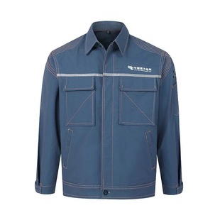 南方电网工作服套装男春秋加厚反光条劳保服上衣裤子电工电力定制