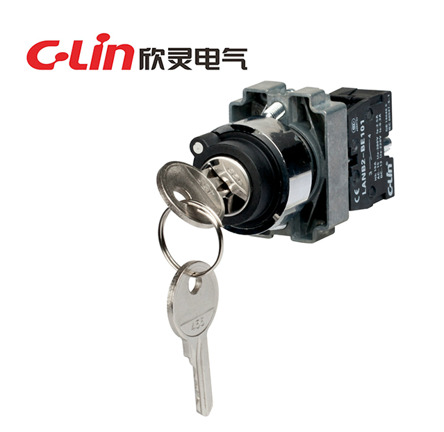 带钥匙旋钮开关LANB2-BG21/GB33