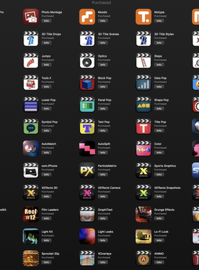 fcpx最好用的超强视觉特效插件包 FxFactory Pro（苹果系统专用）
