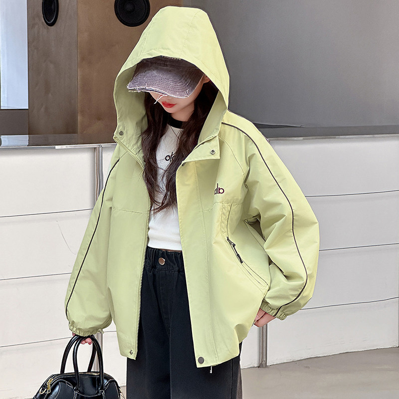 女童外套春装2026新款洋气中大童风衣女孩宽松春秋款儿童运动上衣,童装/婴儿装/亲子装,普通外套,淘宝优惠券,粉丝福利购,淘宝优惠卷