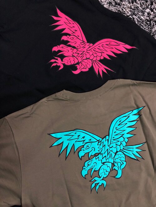 新款双头鹰短袖 余文乐 西山彻同款日潮印花短TEE 非wtaps nghd