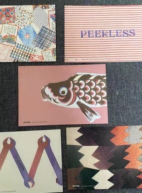 813C原创日潮 POST CARD 鲤鱼 扳手明信片 贺卡 非visvim
