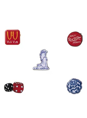 813C原创日潮配件 21SS LAPEL PIN SET 胸针 徽章 套装非visvim