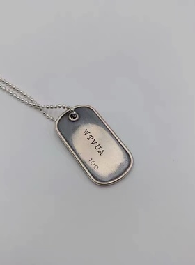 原创日潮配件军事风狗牌项链