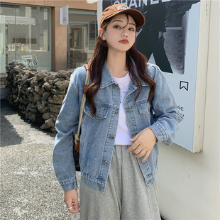 150cm矮小个子外套xs码小个女小款短款牛仔外套上衣145加小码xxs