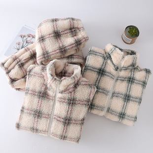 150cm小矮个子立领拉链睡衣套装加绒加厚保暖长袖长裤家居服xxs码