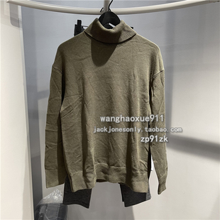 思莱德SELECTED秋冬季男士商务羊毛混纺高领打底基础款针织衫毛衣