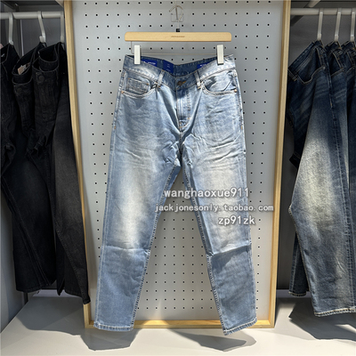杰克琼斯夏季酷爽修身薄牛仔裤