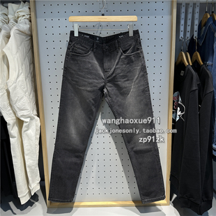 显瘦水洗加绒保暖牛仔裤 潮流弹力休闲901RON修身 男士 杰克琼斯冬季