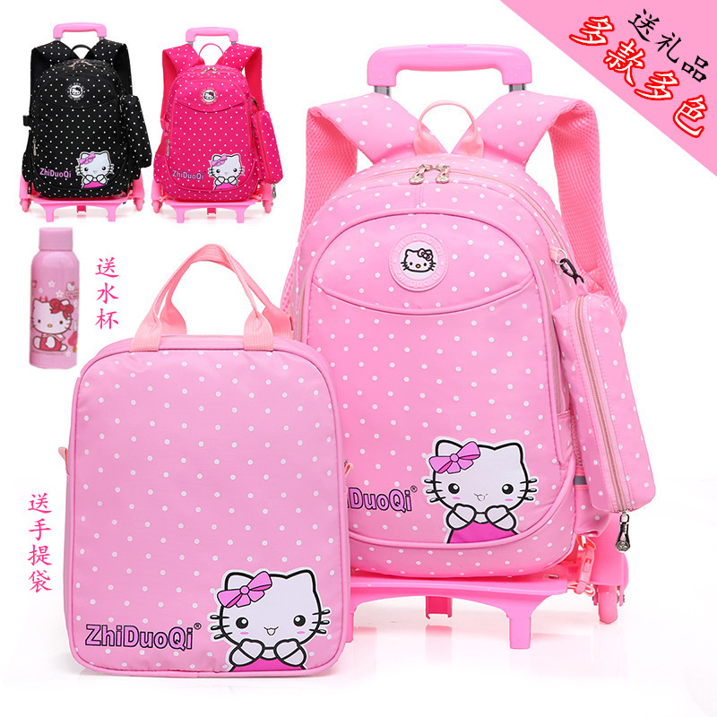 儿童拉杆书包小学生拖拉杆3-5年级女孩6-12周岁爬楼梯可拆卸防水1|ruв категории игрушка/коляска/головоломка/блоки/модель, детей пакет/рюкзак/камера, род упаковки - от Buy2taobao.com для оказания профессиональной услуги покупки агента Taobao