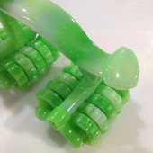 滚动工具如意按摩器四轮按摩推全身腰部穴位滚轮脚步腿部经络推轮