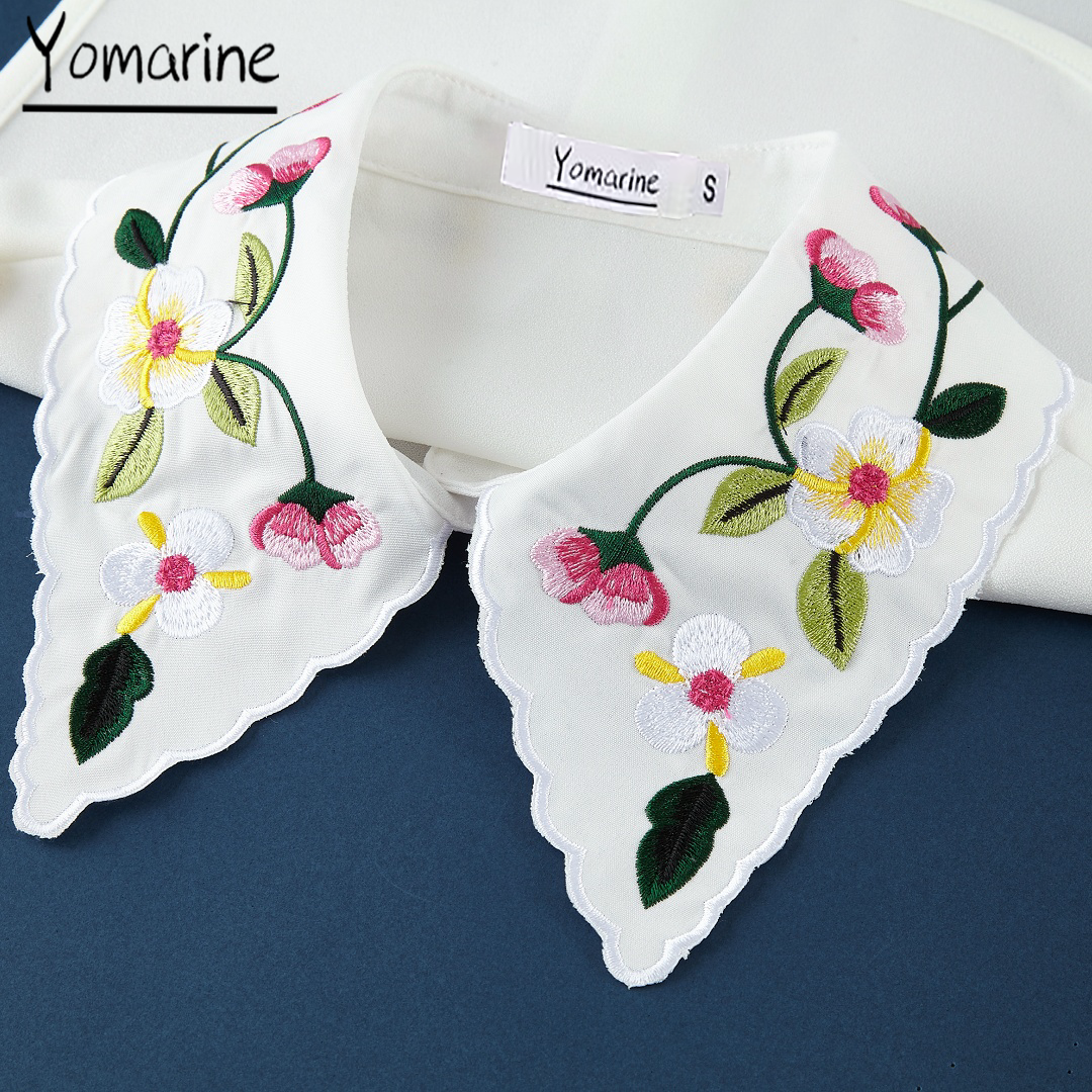 悠美瑞刺绣百搭假领子