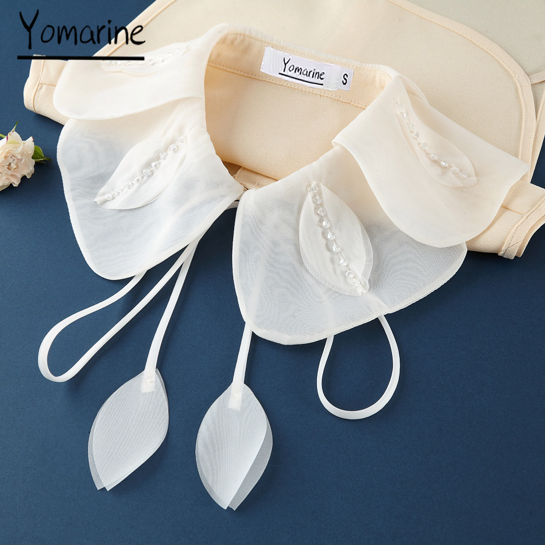 悠美瑞百搭雪纺假领子