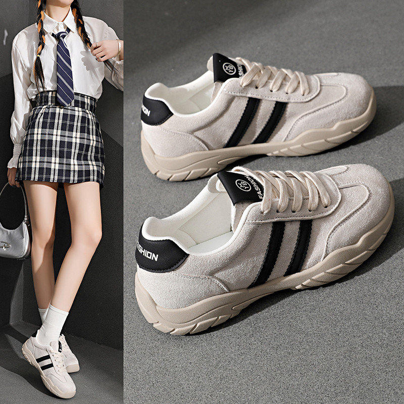 爆款巨好看超火德训女鞋女款2026春季新款百搭休闲运动小白板鞋子,女鞋,时尚休闲鞋,淘宝优惠券,粉丝福利购,淘宝优惠卷