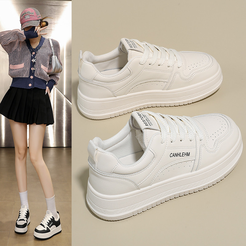 踩屎感小白鞋女2026新款春季爆款真皮百搭运动鞋软底休闲板鞋34码,女鞋,时尚休闲鞋,淘宝优惠券,粉丝福利购,淘宝优惠卷