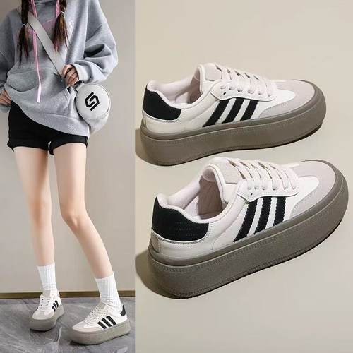 超火厚底爆款德训鞋女款2025秋季