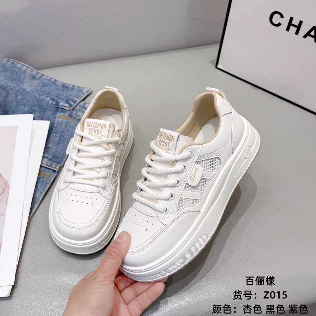 踩屎感夏季网面透气小白鞋女款2026新款平底单网不闷脚学生板鞋女