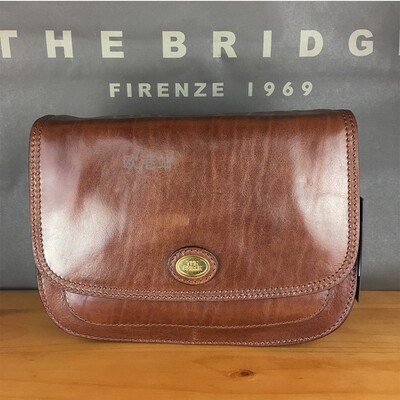 意大利thebridge桥牌手工皮包
