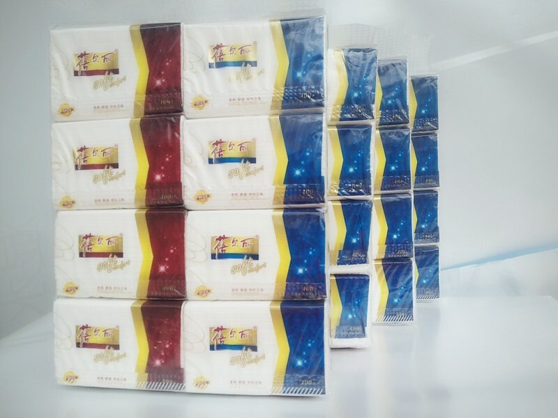 蓓尔丽金装纸巾餐巾纸擦手纸面巾