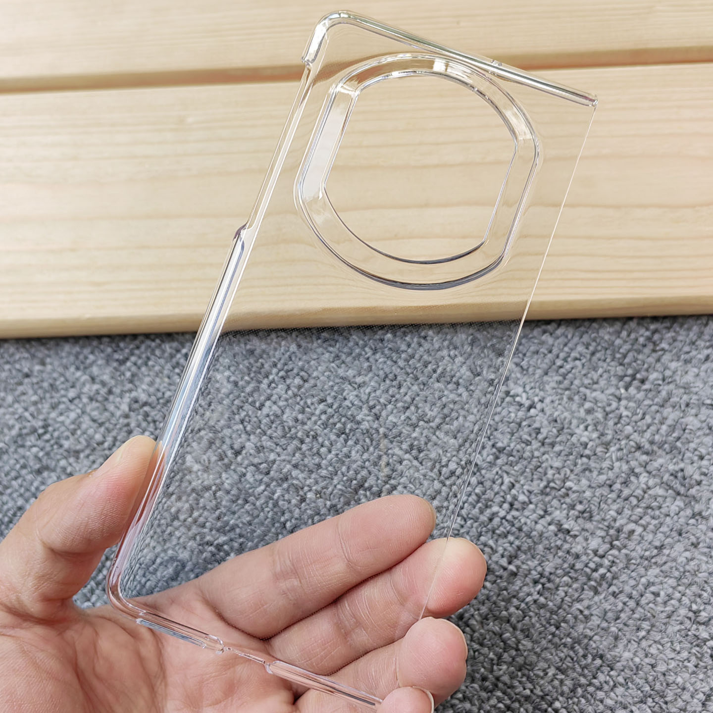 超薄matex7手机壳透明双中轴保护