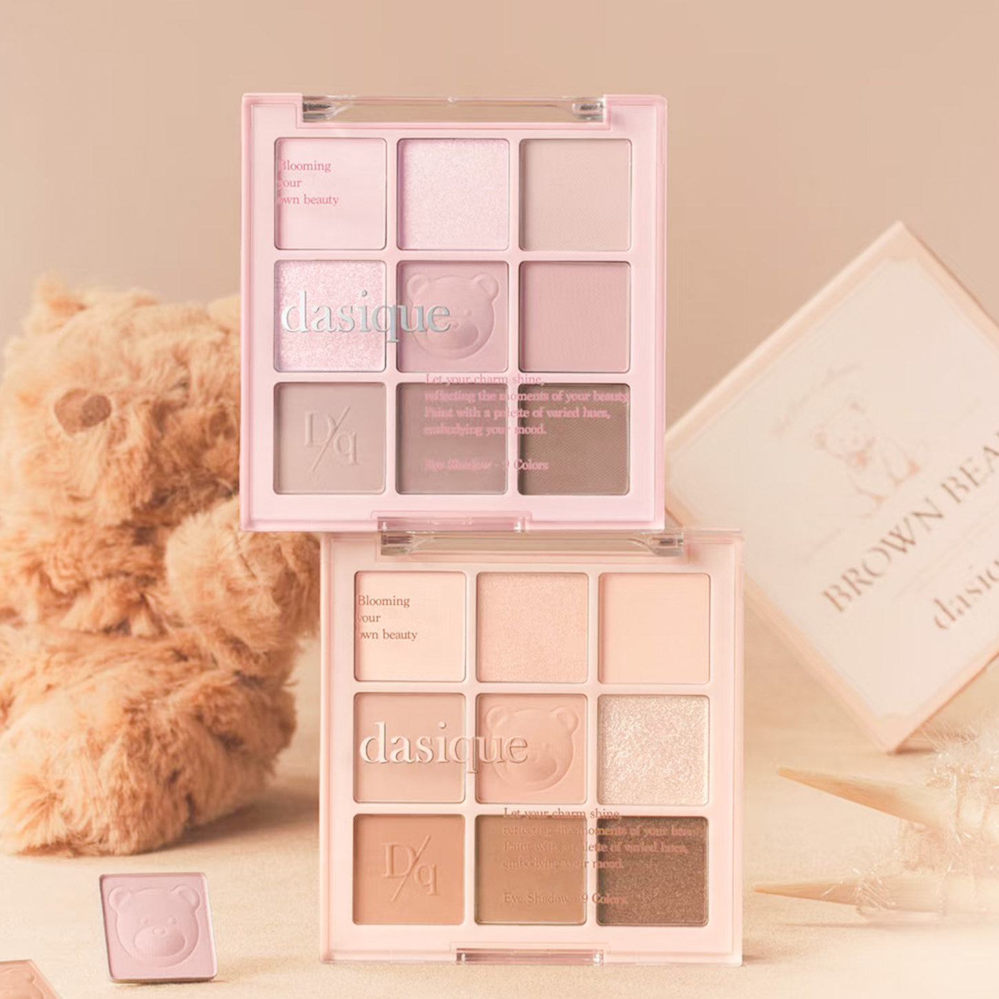 韩国Dasique代曦可九色眼影盘哑光大地色高光细腻好晕染持久