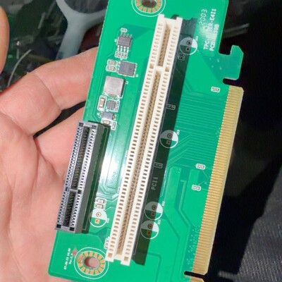 议价工控机PCI转接卡TPC-RISER-E411，一路PCIE