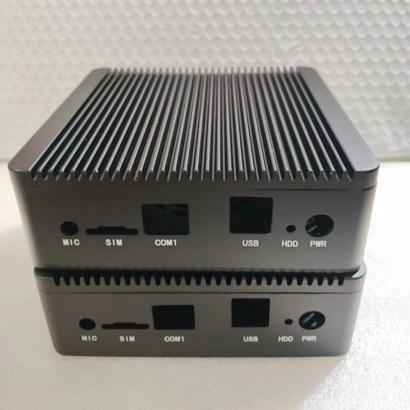 议价研域工控N29定制机箱黑色款研域工控Nano定制机箱 单网口