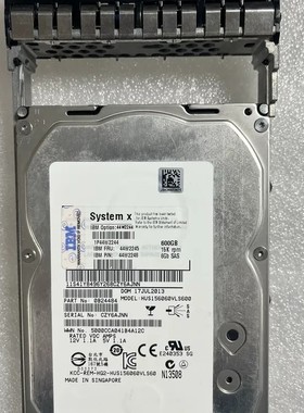 议价IBM 44W2245 600G 15K SAS 3.5 4